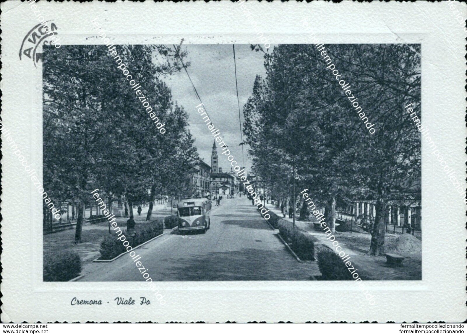 Cd574 Cartolina Cremona Citta' Viale Po' Lombardia - Cremona