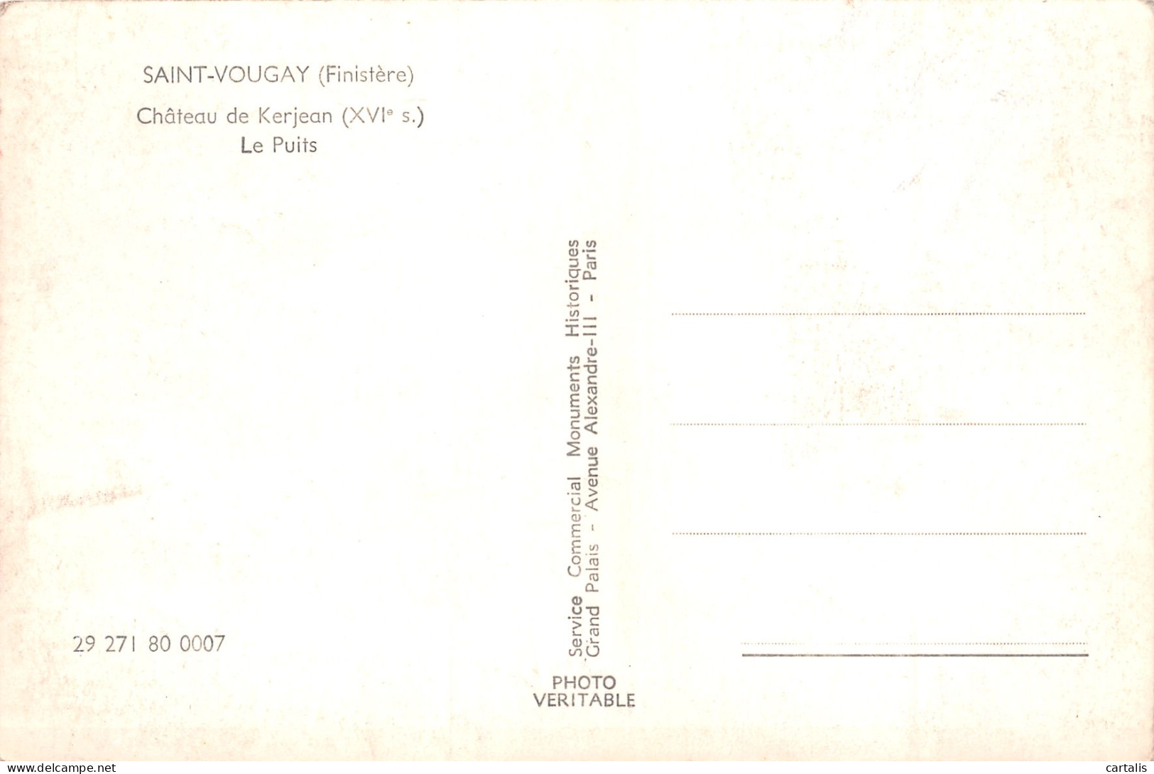 29-SAINT VOUGAY-N°3826-B/0075 - Saint-Vougay