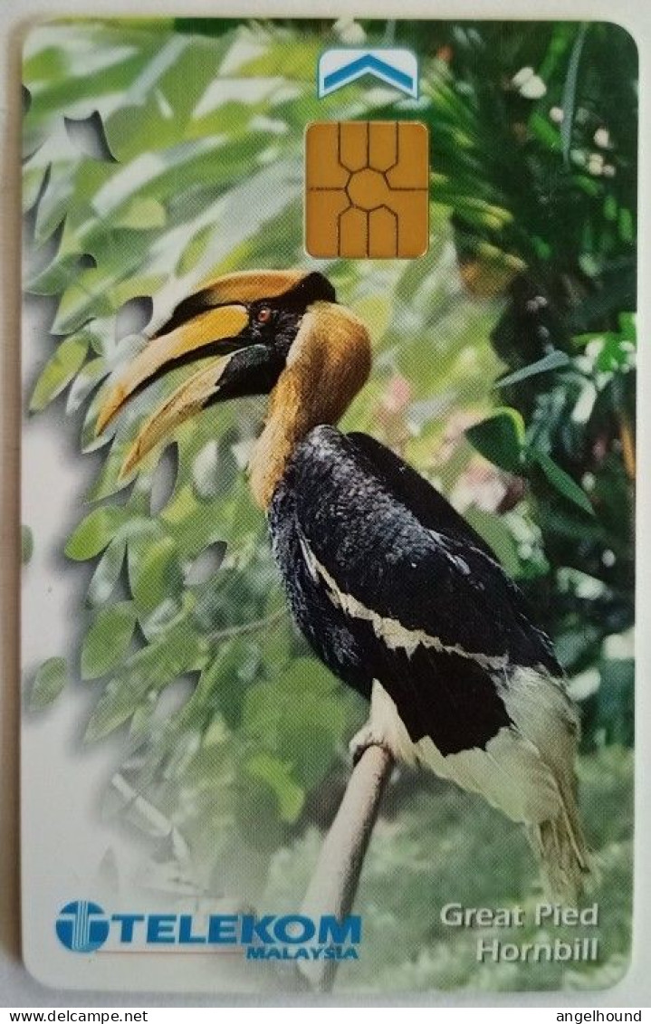 Malaysia RM10 Chip Card - Great  Pied Hornbill - Malaysia