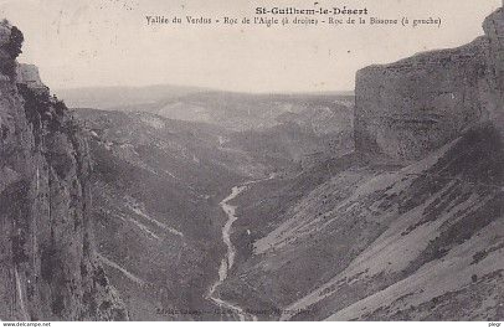 34261 01 02+19 - ST GUILHEM LE DESERT - VALLEE DU VERDUS - ROC DE L'AIGLE - ROC DE LA BISSONE - Aniane