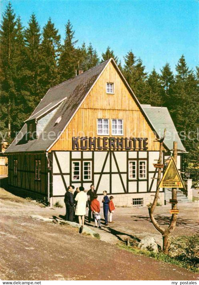 72795727 Sosa Erzgebirge Gaststaette Koehlerhuette An Der Talsperre Des Friedens - Sosa