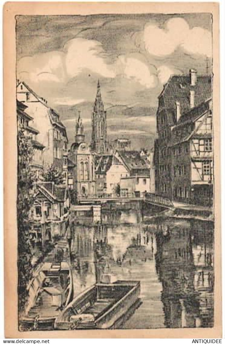 STRASBOURG - Les Bains-aux-Plantes - (1950) - VI° CONGRES NATIONAL Du SYNDICAT CHRETIEN Des Agents Du M.R.U. - - Labor Unions