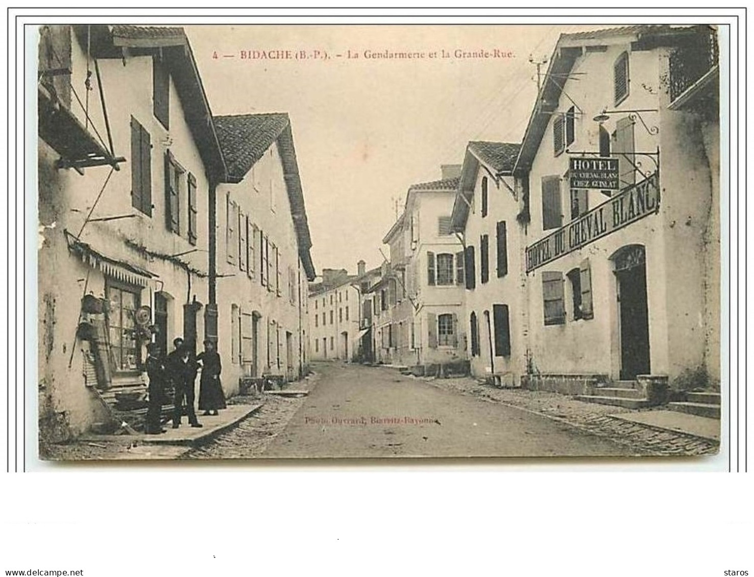 BIDACHE La Gendarmerie Et La Grande-Rue - Bidache