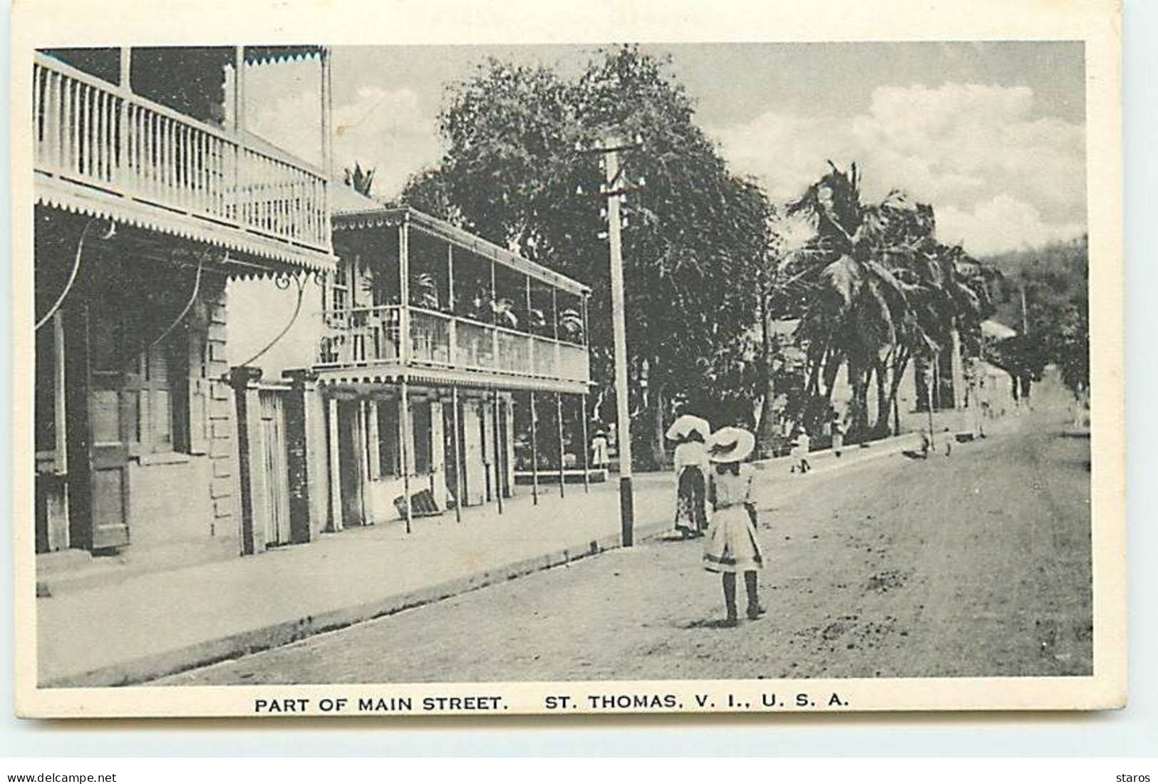 Antilles - ILES VIERGES - St. Thomas - Part Of Main Street - Virgin Islands, US