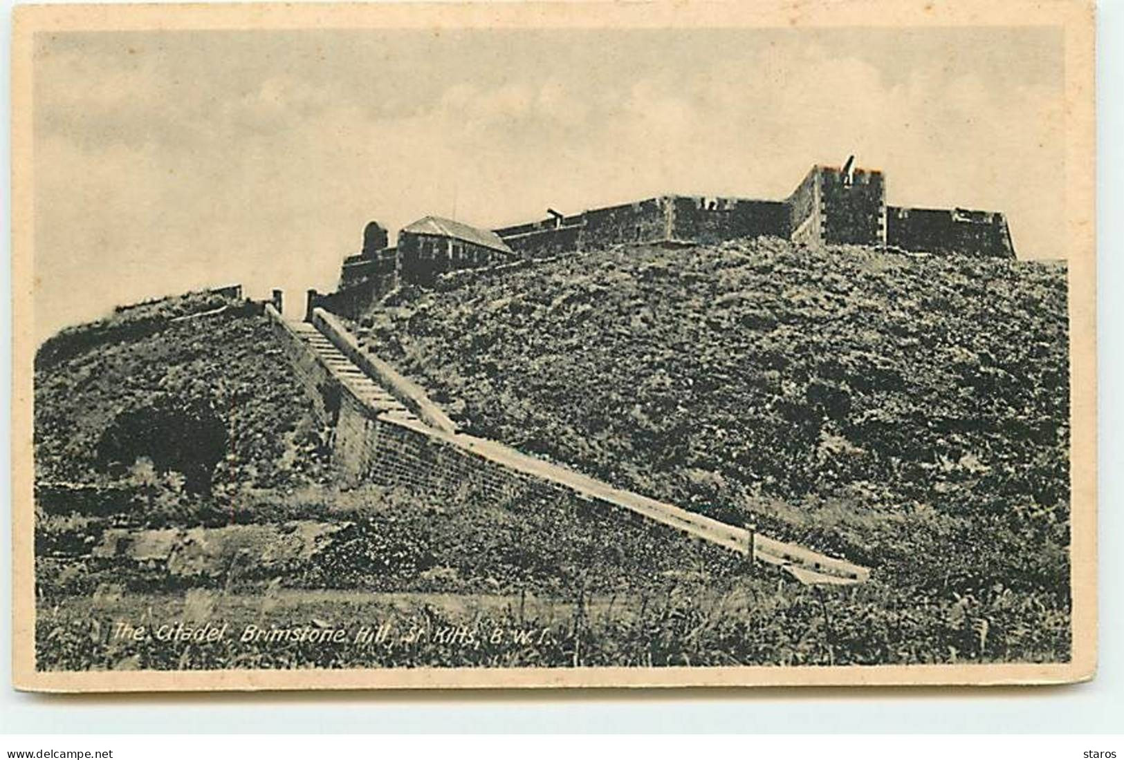 Antilles - St KITTS - B.W.I. - The Citadel Brimstone Hill - San Cristóbal Y Nieves