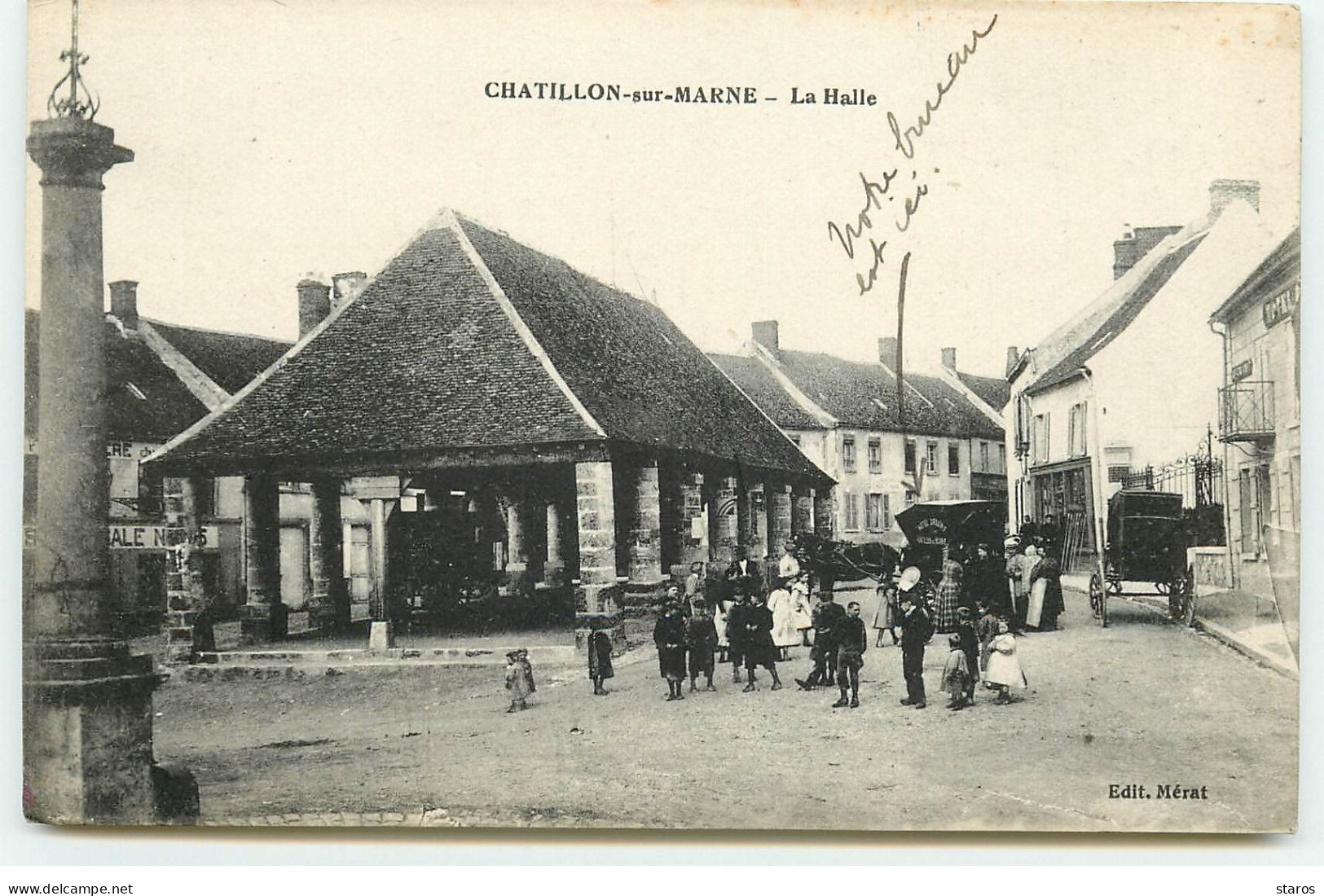 CHATILLON-SUR-MARNE - La Halle - Châtillon-sur-Marne