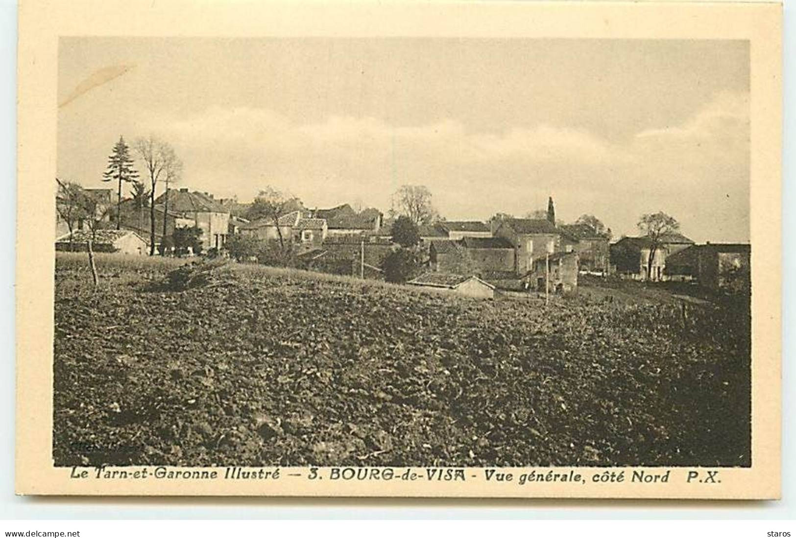 BOURG DE VISA - Vue Générale, Côté Nord - Bourg De Visa