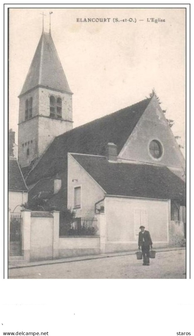 ELANCOURT L&amp Acute Eglise - Elancourt