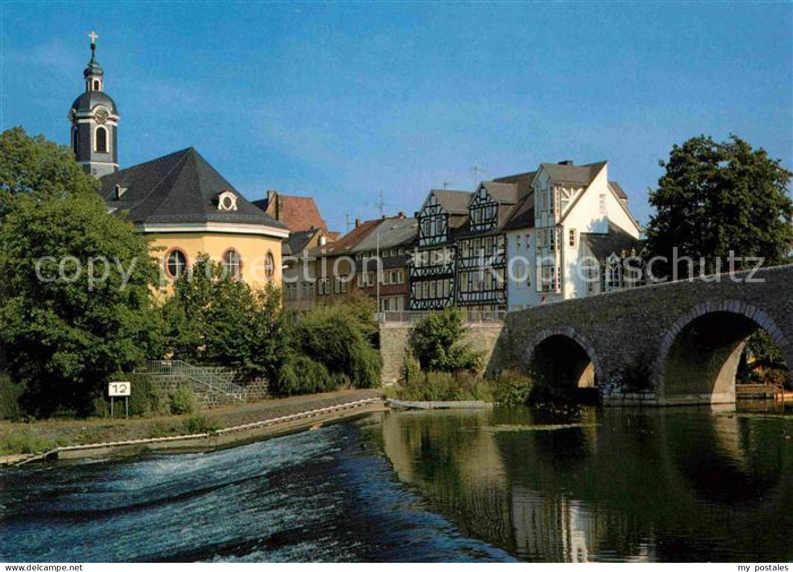 72795353 Wetzlar Teilansicht Bruecke Wetzlar - Wetzlar