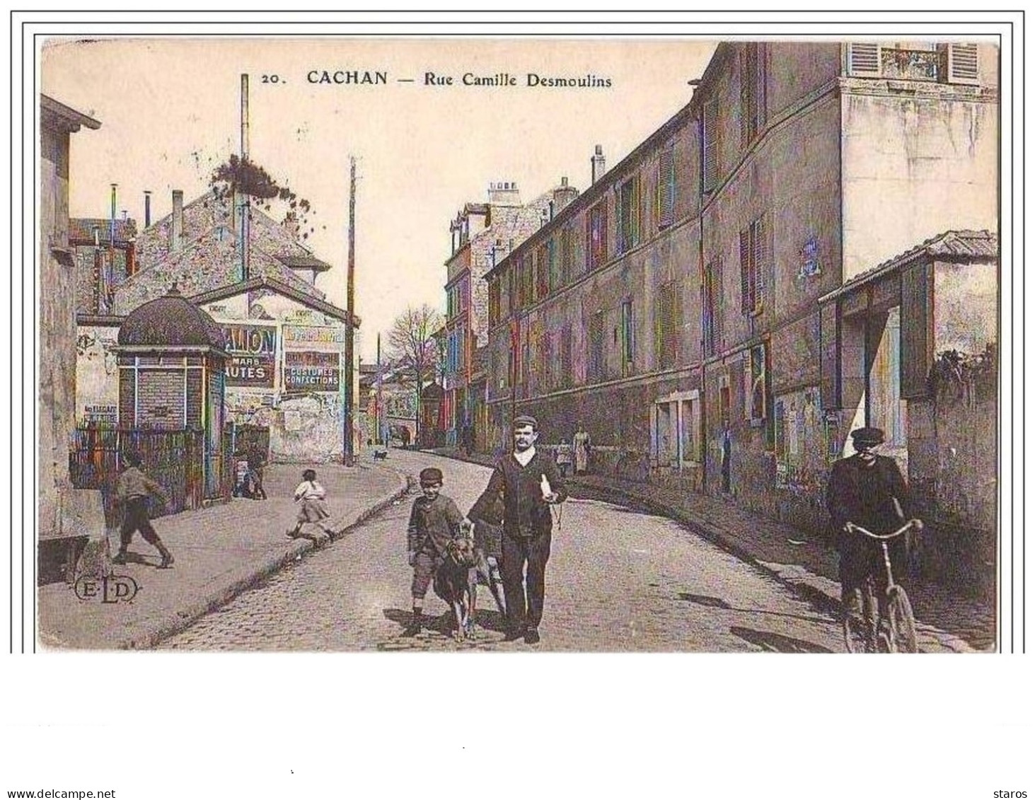 CACHAN Rue Camille Desmoulins (Attelage De Chien ???) - Cachan