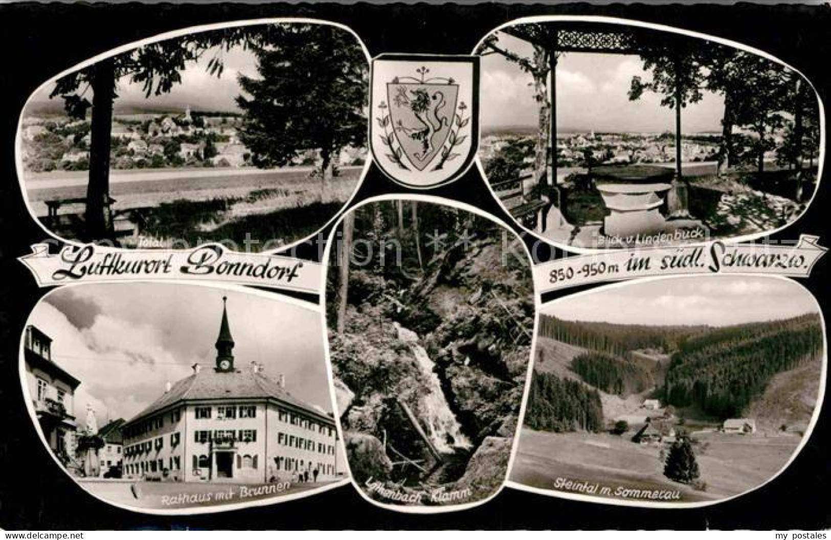 72795045 Bonndorf Schwarzwald Blick Vom Lindenbuck Rathaus Brunnen  Bonndorf - Bonndorf