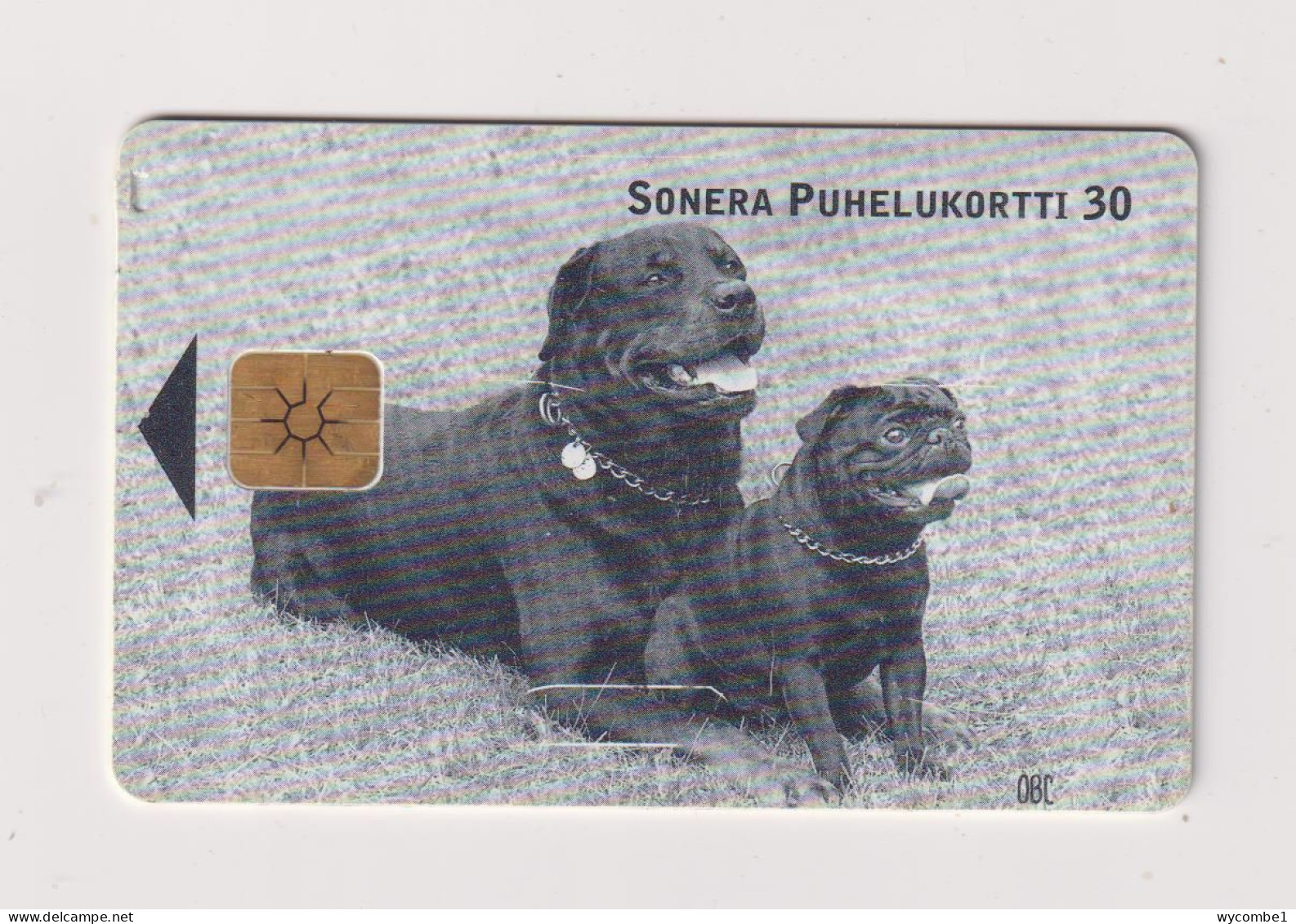 FINLAND - Two Dogs Chip Phonecard - Finland
