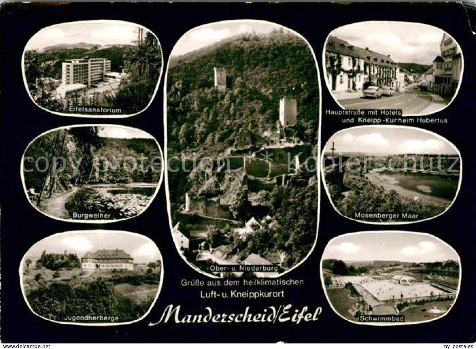 72793736 Manderscheid Eifel Mosenberger Maar Hauptstrasse Eifelsanatorium  Mande - Manderscheid