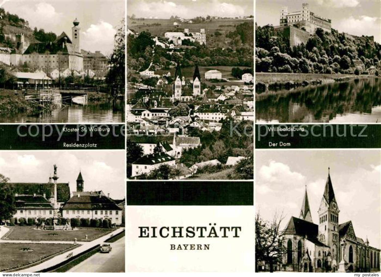 72793719 Eichstaett Oberbayern Willibaldsburg Dom Residenzplatz Eichstaett - Eichstaett