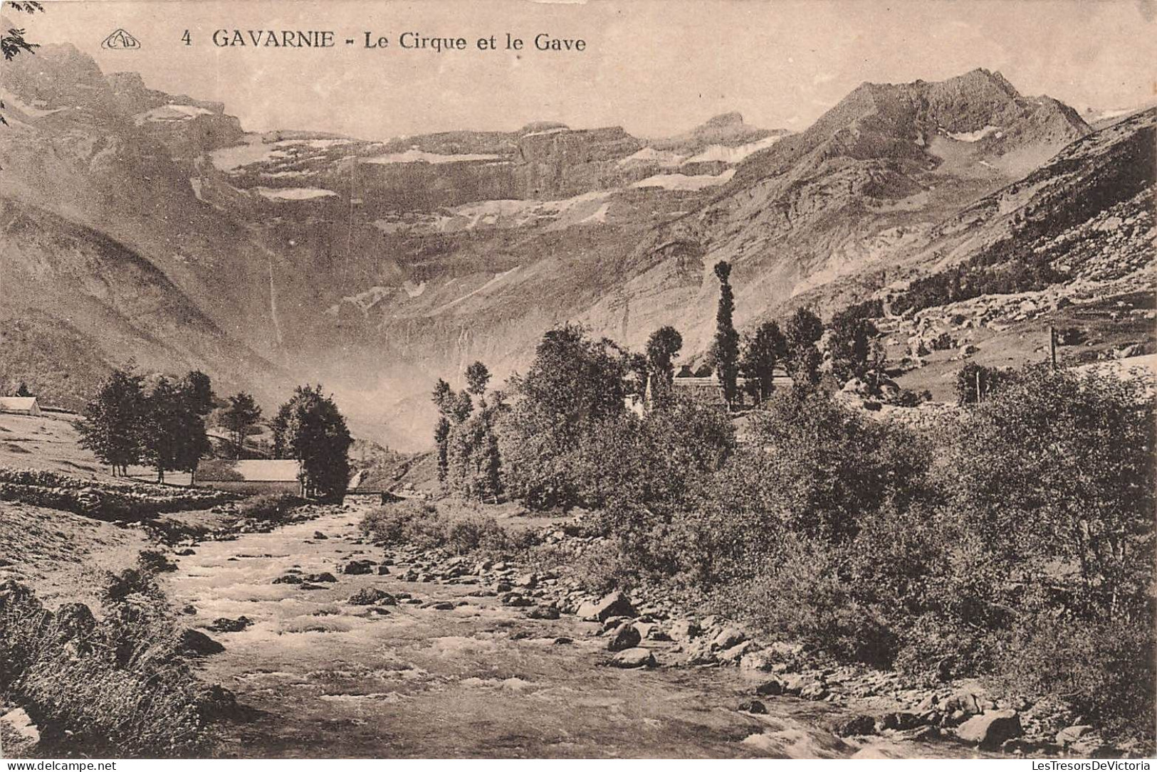 FRANCE - Gavarnie - Le Cirque Et Le Gave - Carte Postale Ancienne - Gavarnie