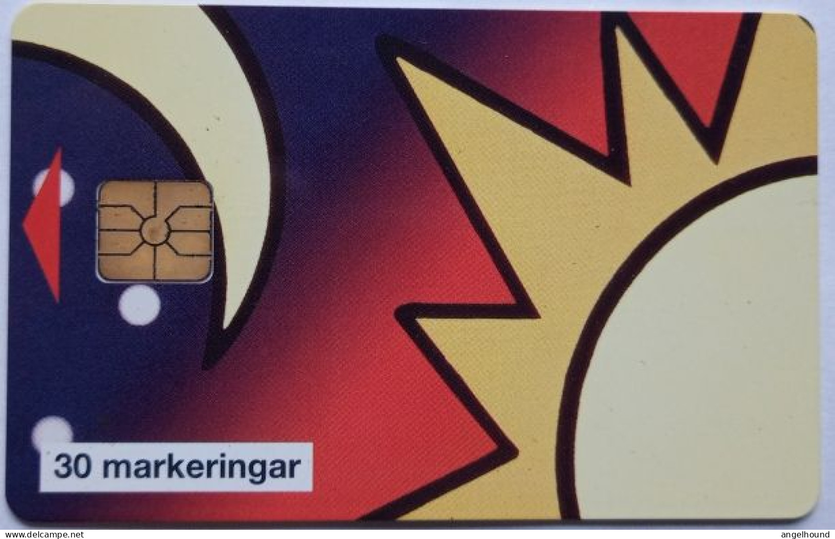 Sweden Mk30 Chip Card -  Nordbanken : Sol Och Mane - Schweden