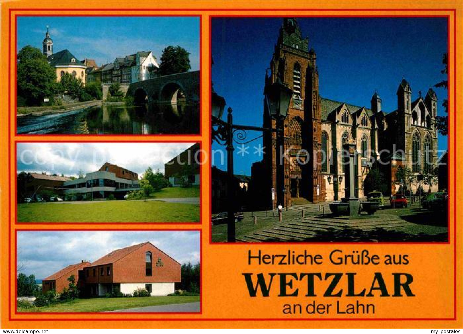 72793288 Wetzlar Hospitalkirche Dom Jugendherberge Lahnbruecke Wetzlar - Wetzlar