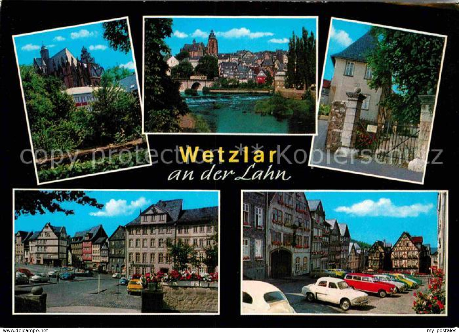 72793282 Wetzlar Dom Lahnbruecke Lotte-Haus Museum Kornmarkt Wetzlar - Wetzlar
