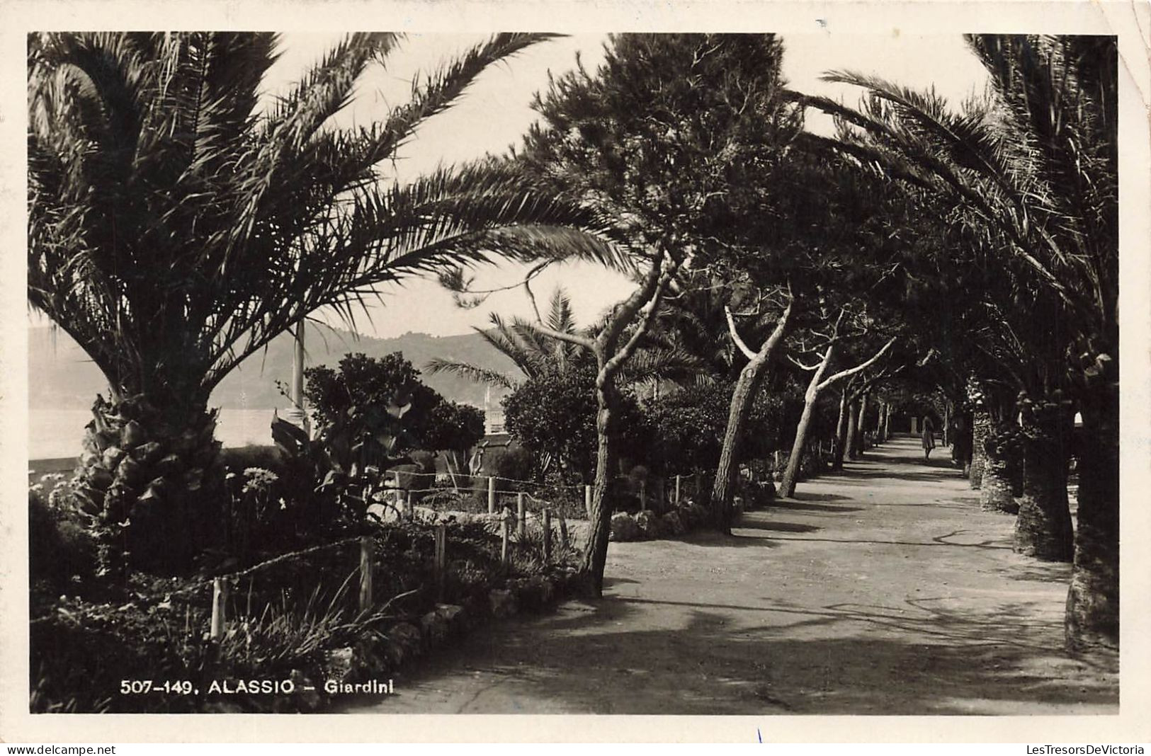 ITALIE - Savona - Alassio - Giardini - Carte Postale Ancienne - Savona