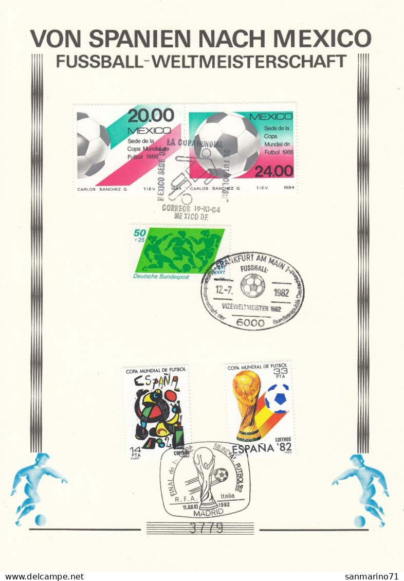 GERMANY Bundes First Day Panes 5,football - Cartas & Documentos