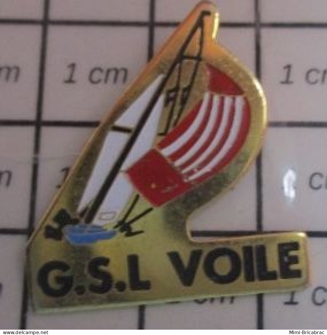 713L Pin's Pins / Beau Et Rare / SPORTS / VOILE VOILIER GSL - Vela