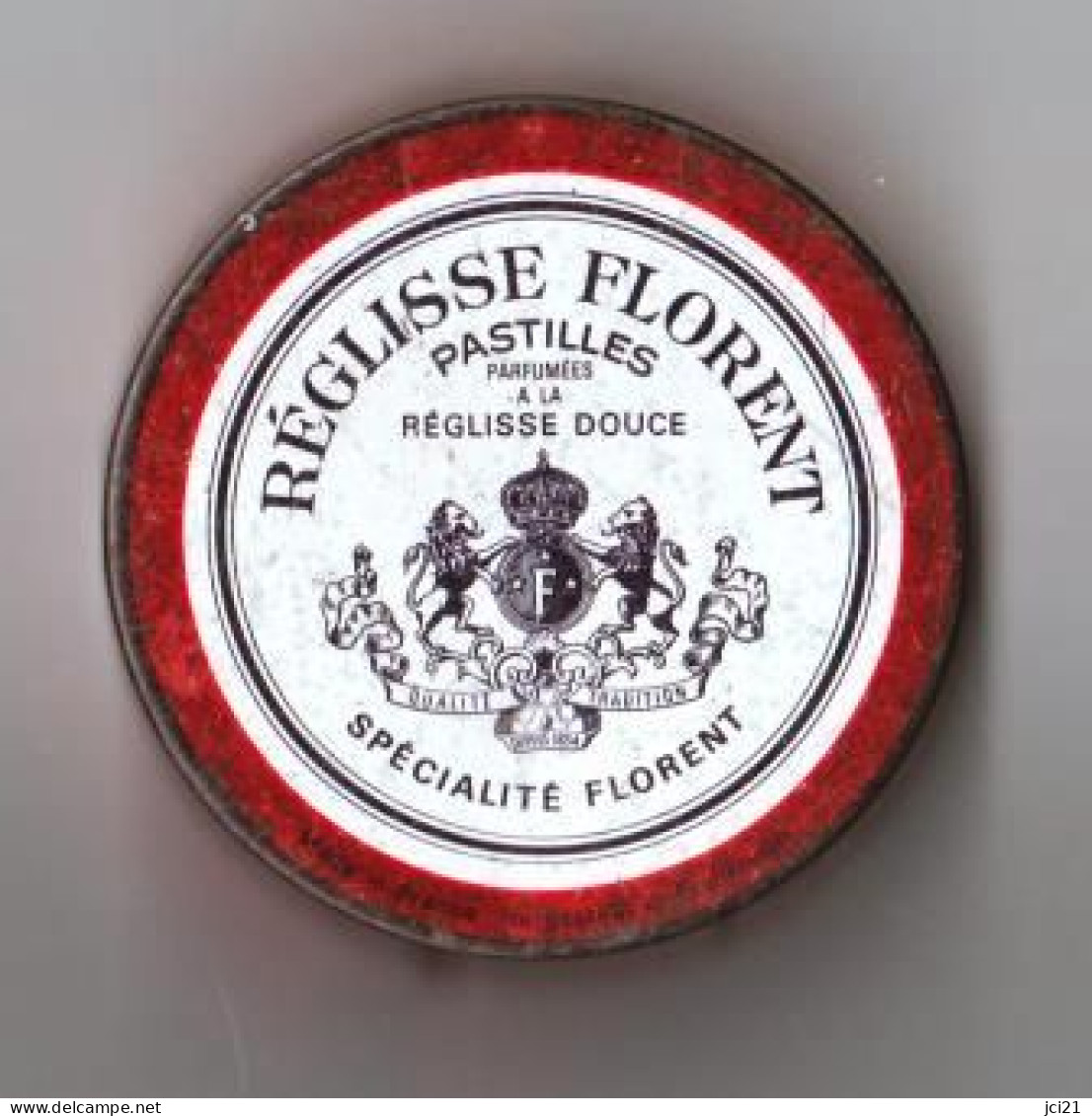 Ancienne Boite Vide " Pastilles Réglisse FLORENT " _Di542 - Boîtes/Coffrets