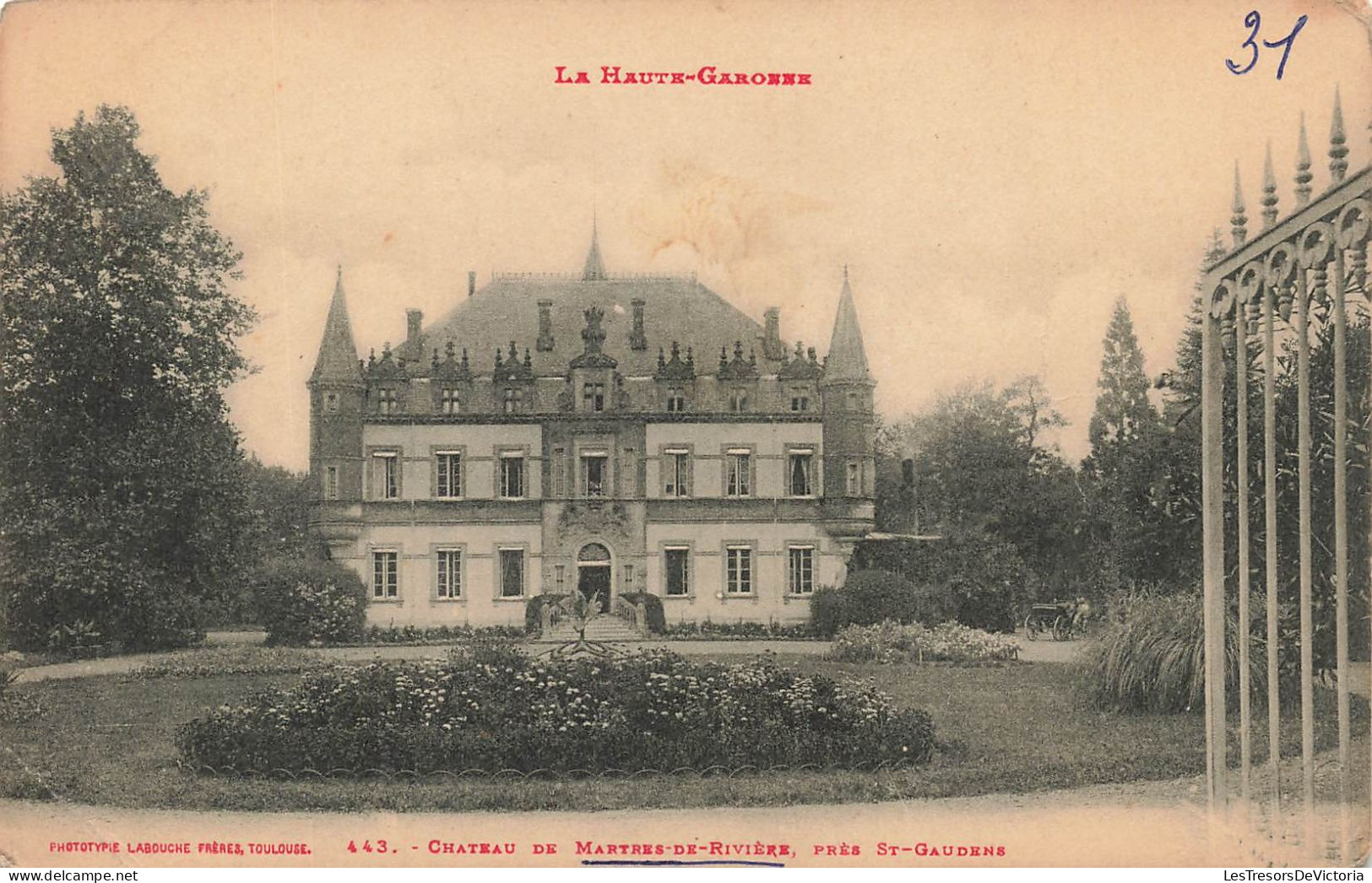 FRANCE - La Haute-Garonne - Château De Martres De Rivière Près De St Gaudens - Carte Postale Ancienne - Saint Gaudens