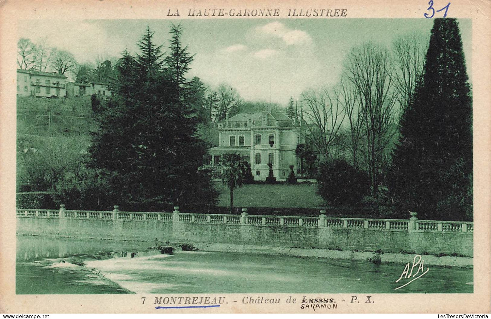 FRANCE - La Haute-Garonne Illustrée - Montréjeau - Vue Générale Du Château De Saramon - P X - Carte Postale Ancienne - Montréjeau