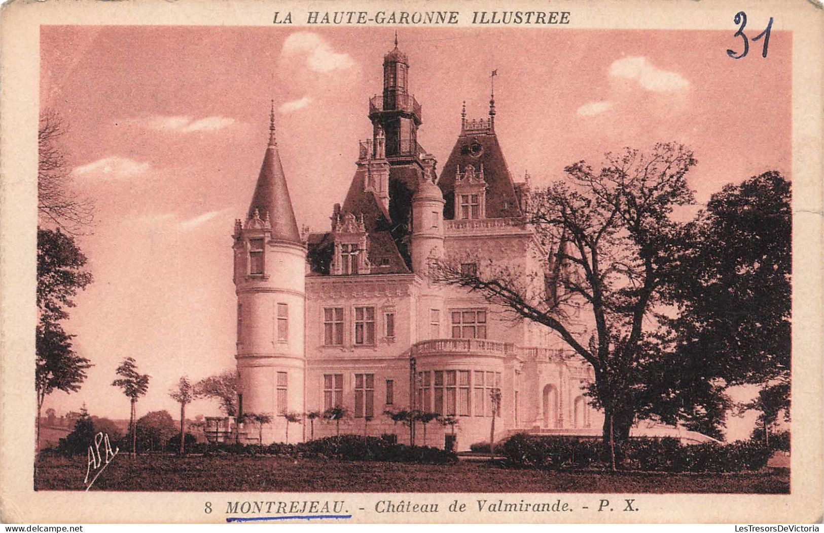 FRANCE - La Haute-Garonne Illustrée - Montréjeau - Vue Générale Du Château De Valmirande - P X - Carte Postale Ancienne - Montréjeau