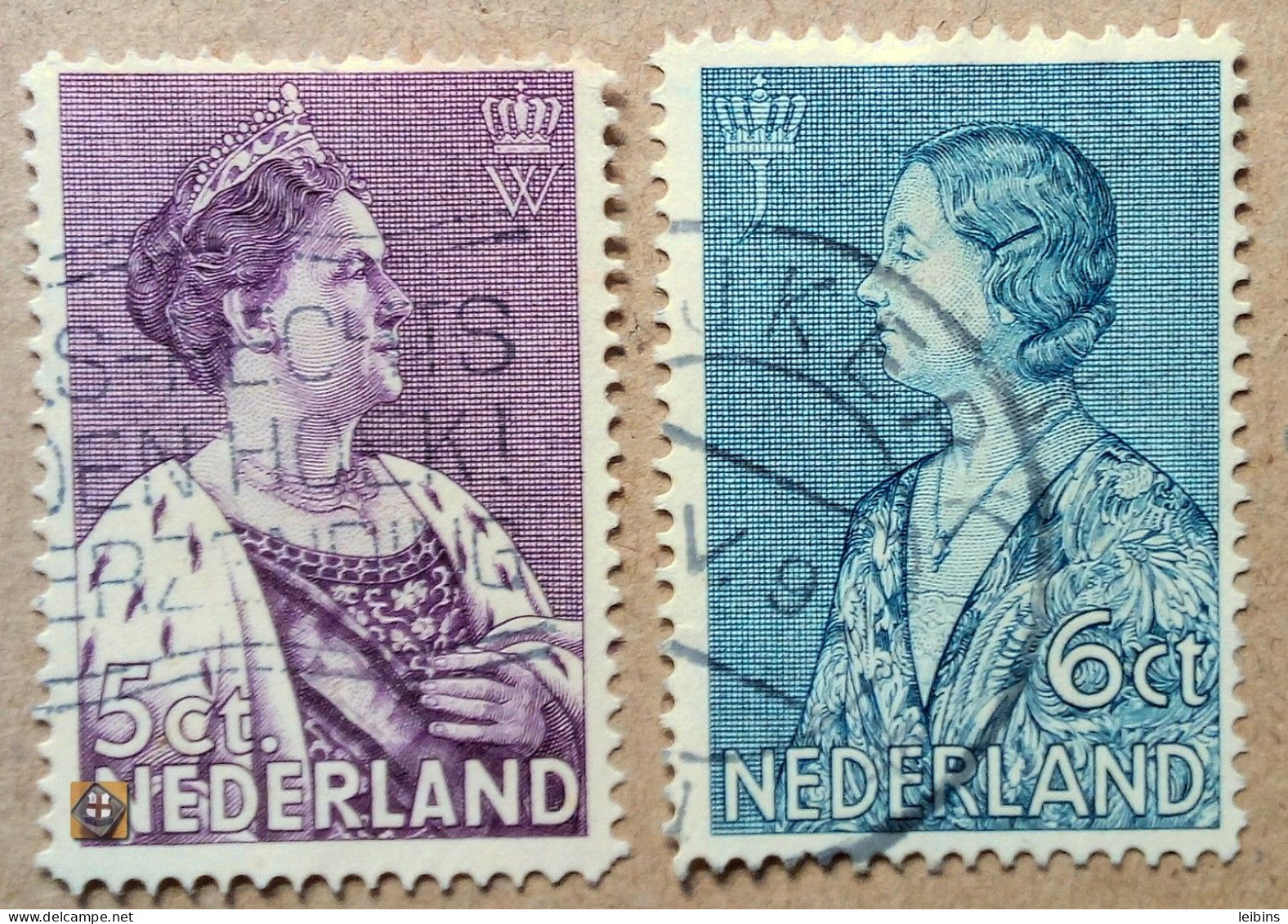 1934 Niederlande Mi.272-273 /o - Gebruikt