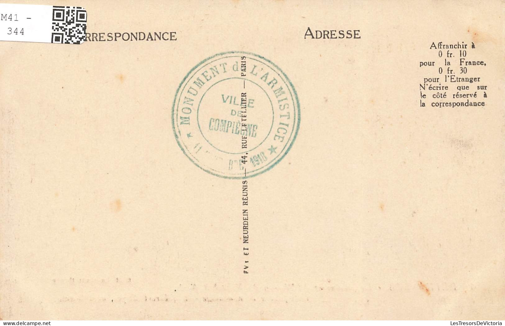 FRANCE - Rethondes - Emplacement Du Wagon Du Maréchal Foch - Carte Postale Ancienne - Rethondes