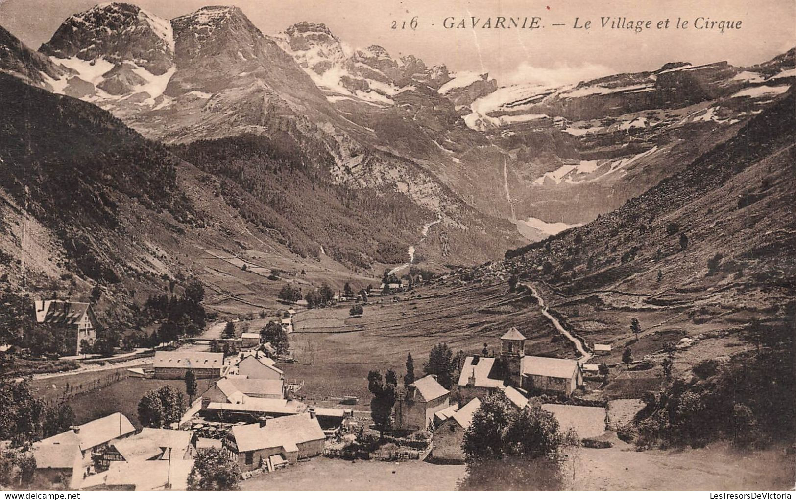 FRANCE - Gavarnie - Le Cirque - Le Village - Carte Postale Ancienne - Gavarnie