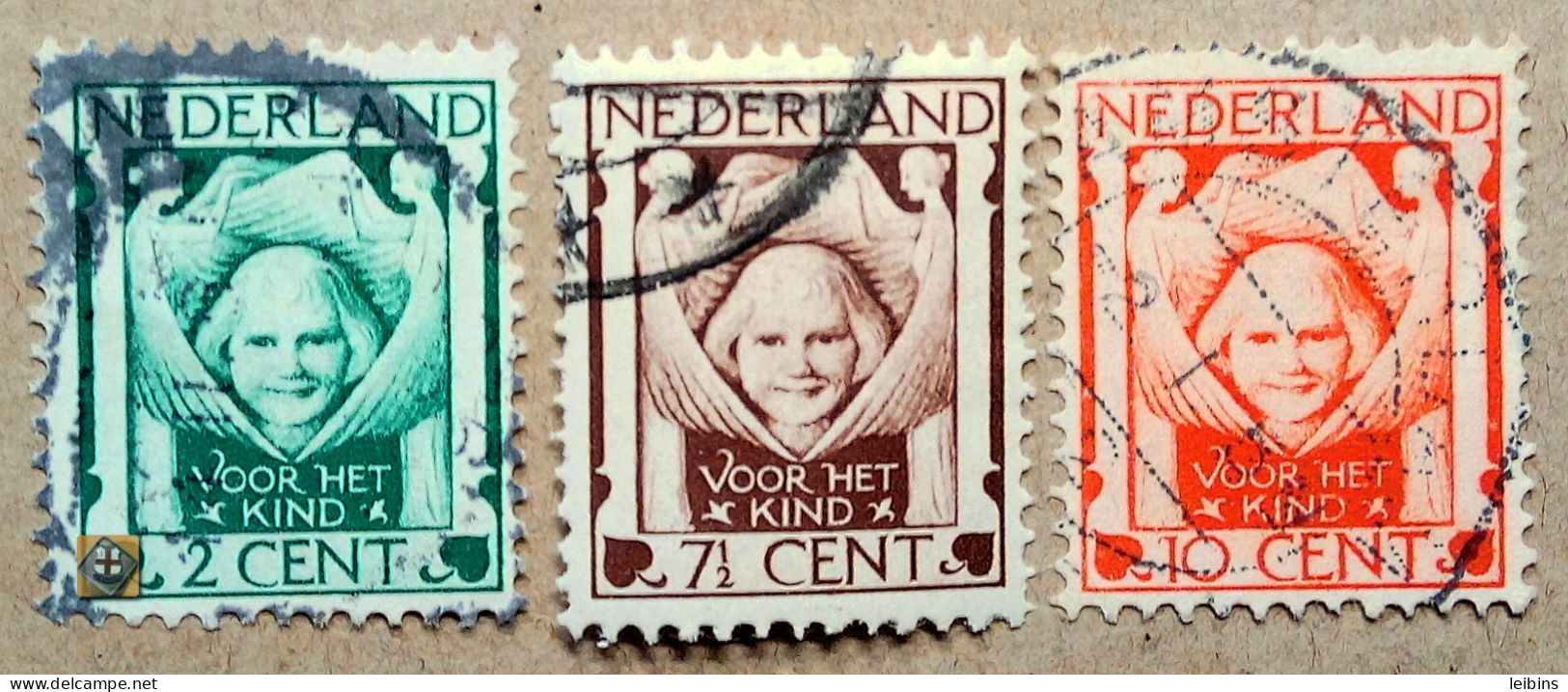 1924 Niederlande Mi.143-145 /o - Used Stamps