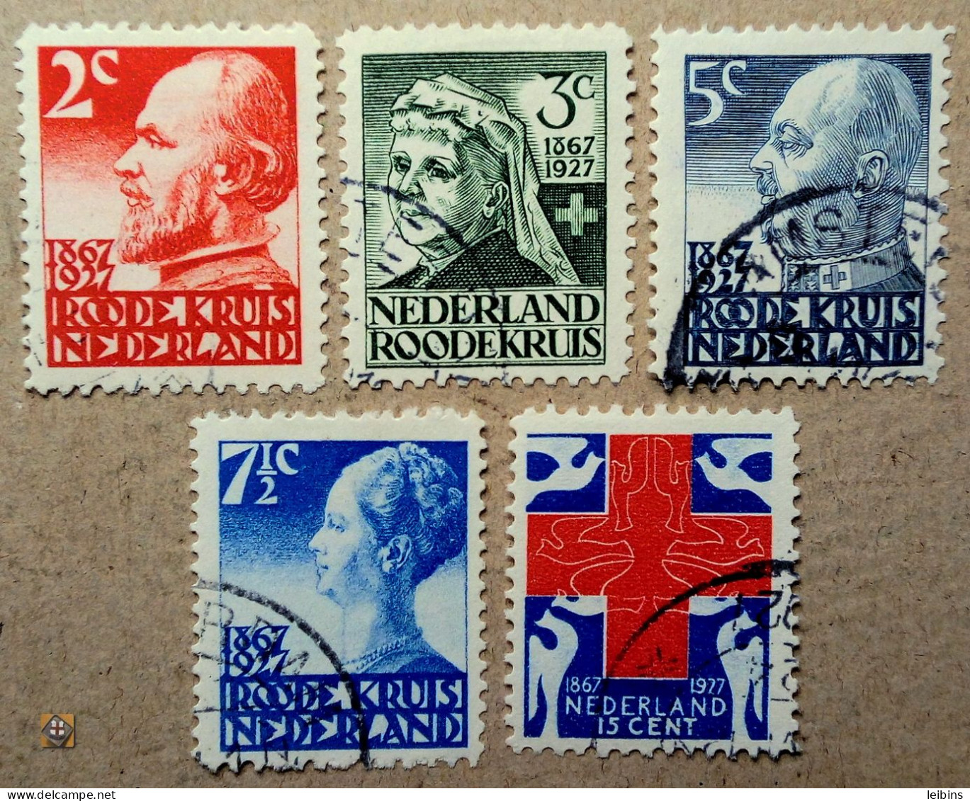 1927 Niederlande Mi.196-200 (BAABA) /o - Used Stamps