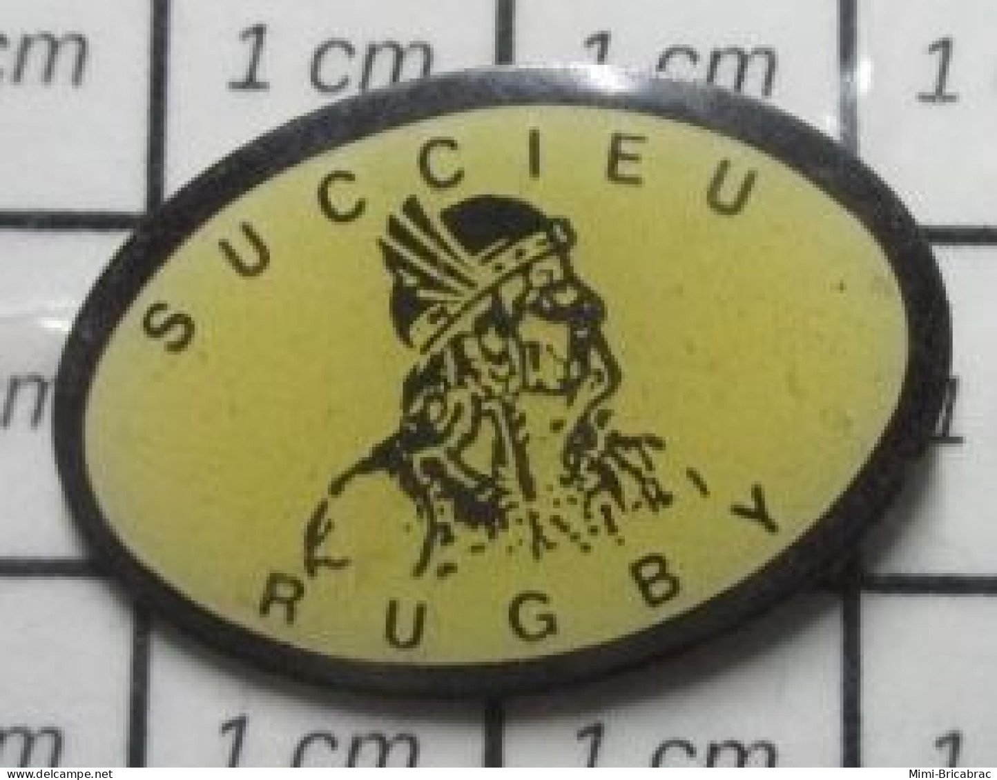 713L Pins Pin's / Rare & Belle Qualité / SPORTS / CLUB RUGBY SUCCIeU GUERRIER GAULOIS - Rugby