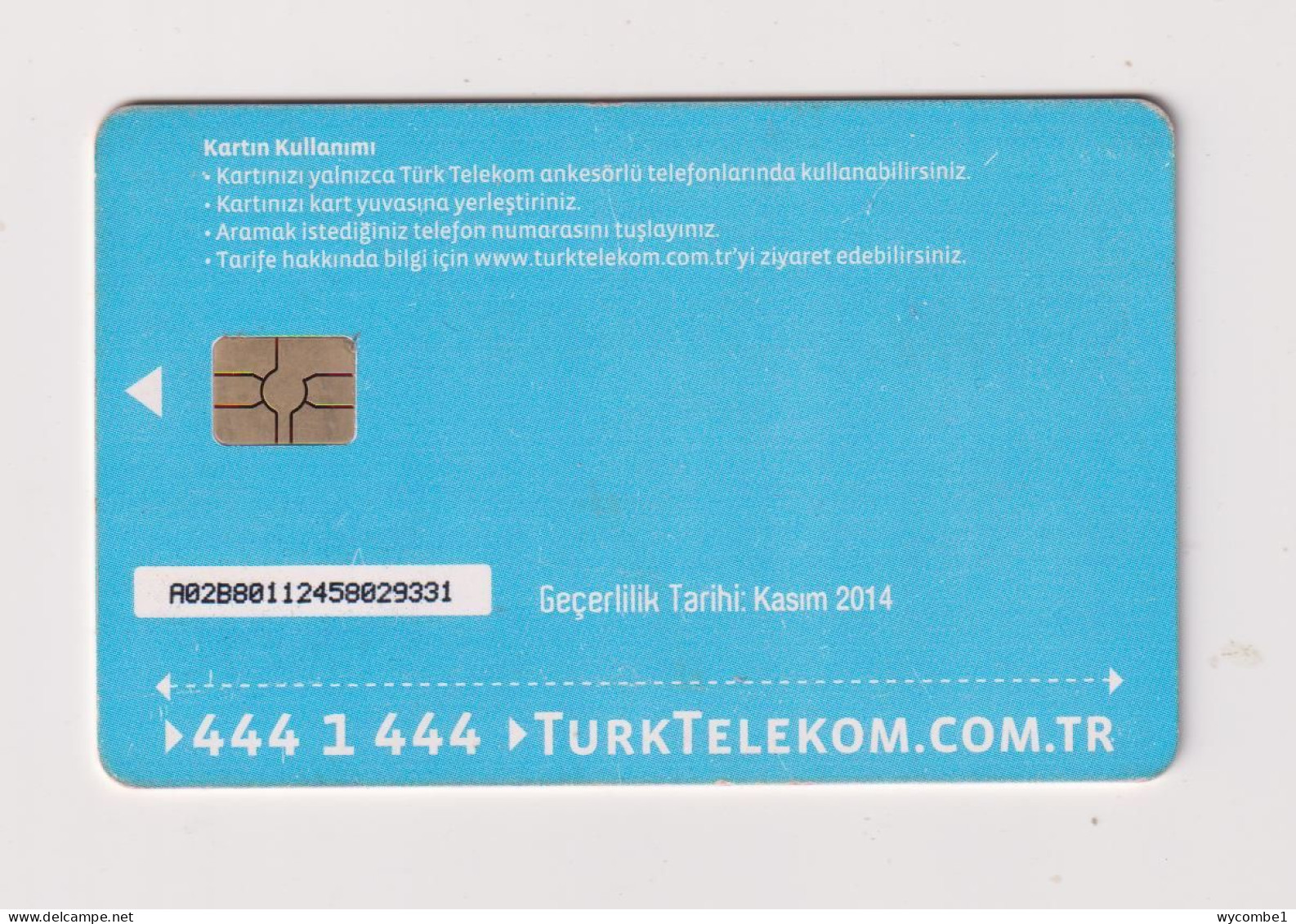 FINLAND - Turk Telecom Chip Phonecard - Finland