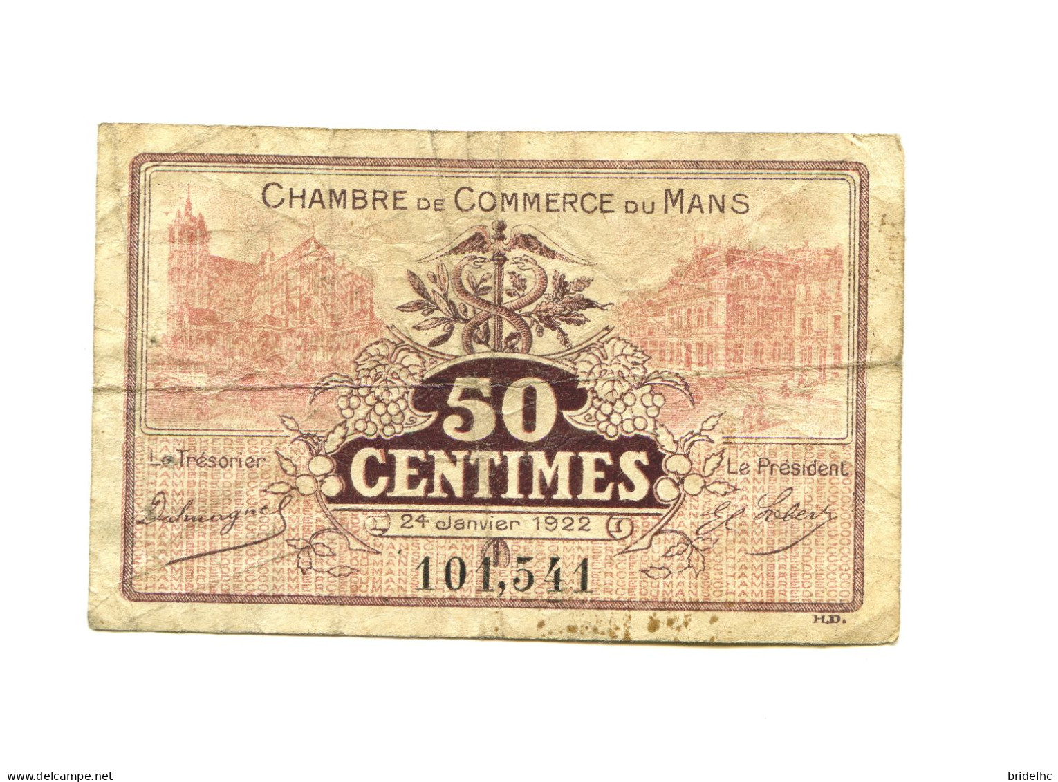 50 Centimes Chambre De Commerce Du Mans - Chambre De Commerce