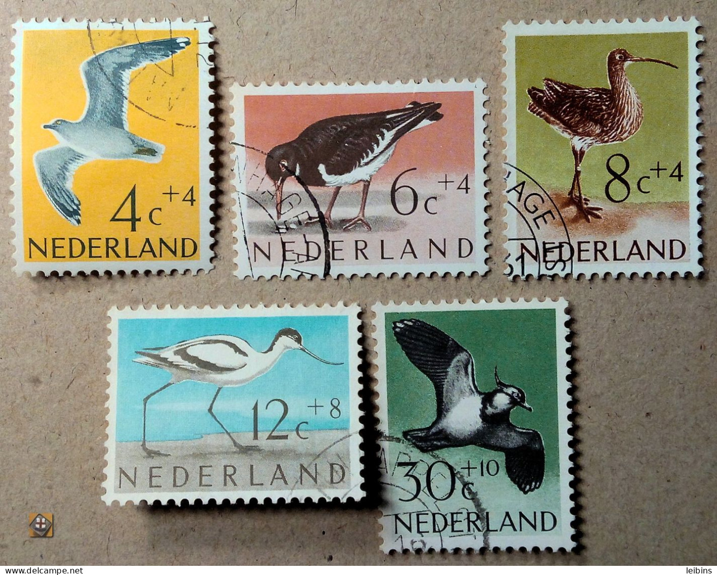 1961 Niederlande Mi.760-764 /o - Usados