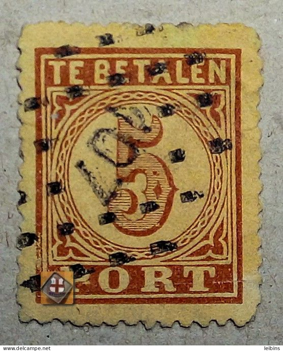 1870 Niederlande Mi.1 A /o - Strafportzegels