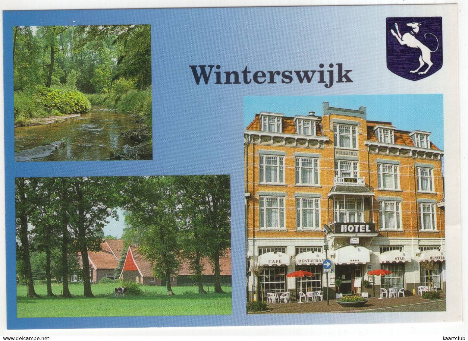 Winterswijk - Hotel - Restaurant 'Stad Munster', Markt 11  - (Nederland/Holland) - Winterswijk