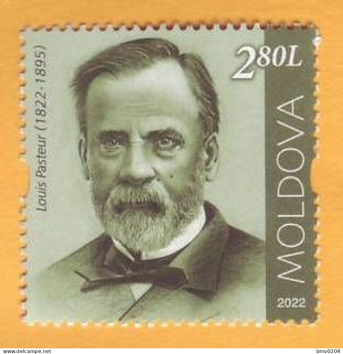2022  Moldova Personalities Who Changed The World History Louis Pasteur (1822-1895), French Inventor 1 V Mint - Louis Pasteur