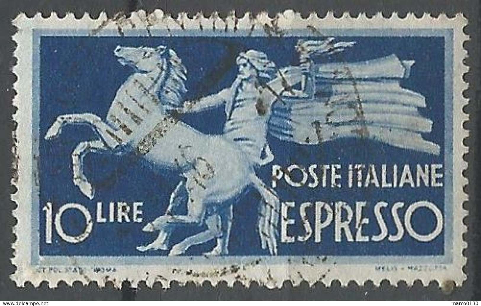 ITALIE / PAR EXPRESS N° 28 OBLITERE - Express/pneumatic Mail