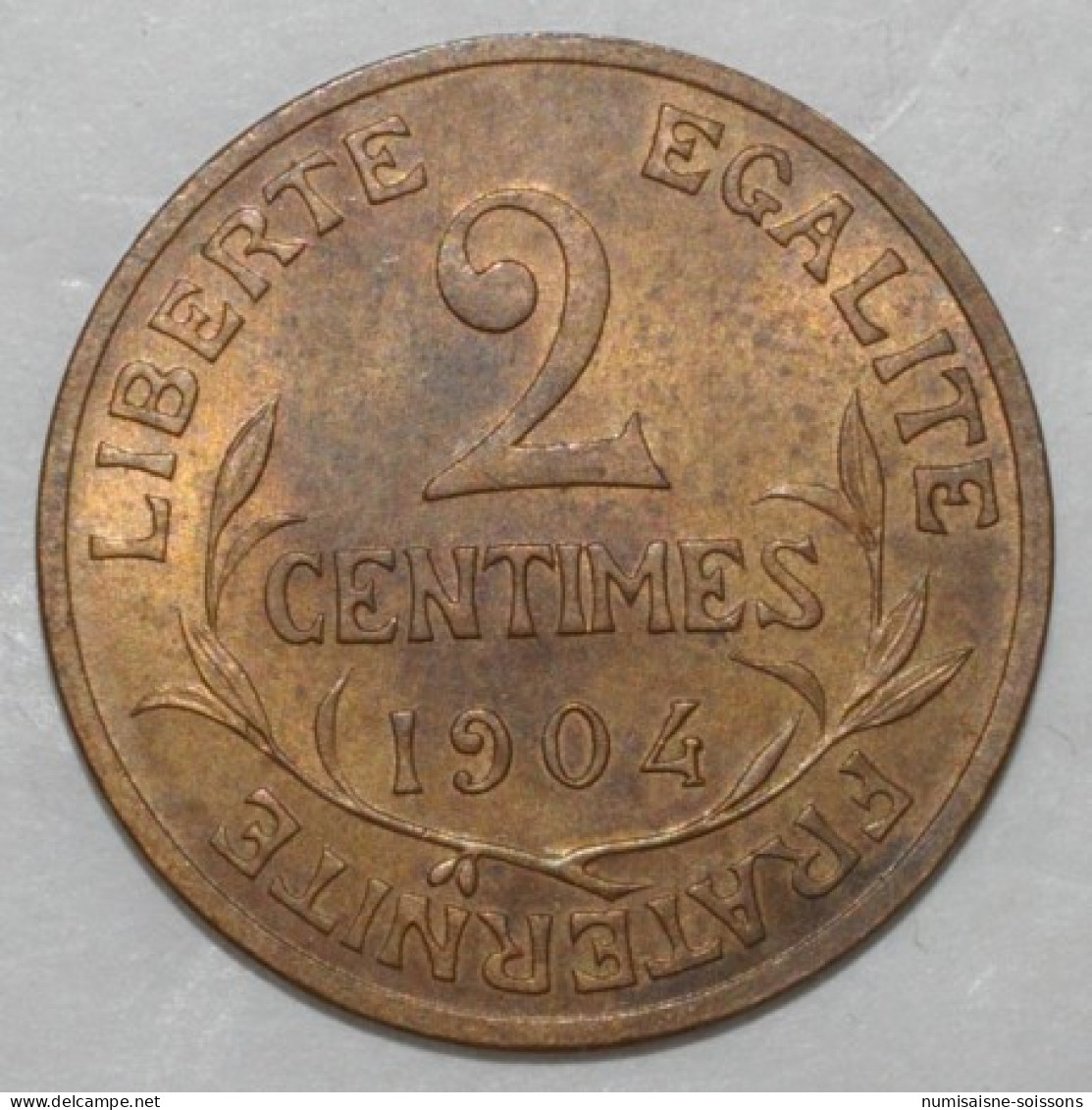 GADOURY 107 - 2 CENTIMES 1904 TYPE DUPUIS - TTB+ - KM 841 - 2 Centimes