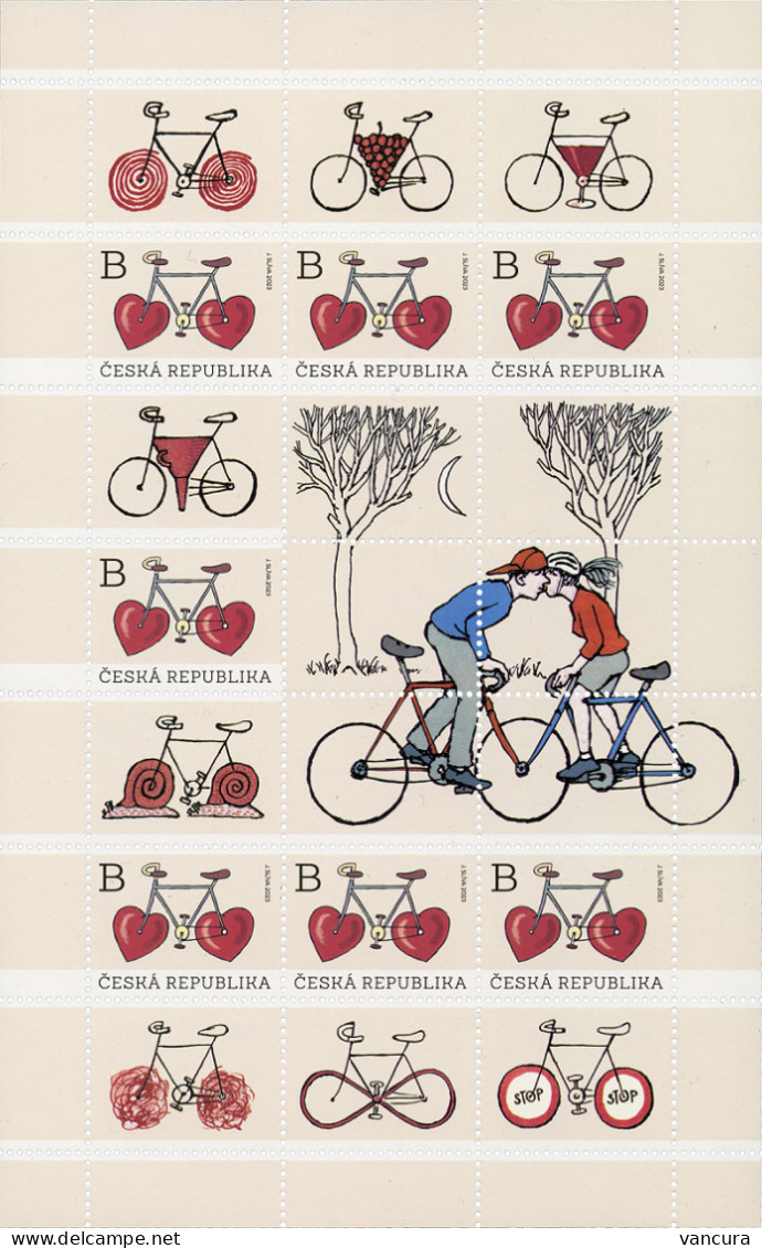 A 1195 Czech Republic Cycling 2023 - Unused Stamps