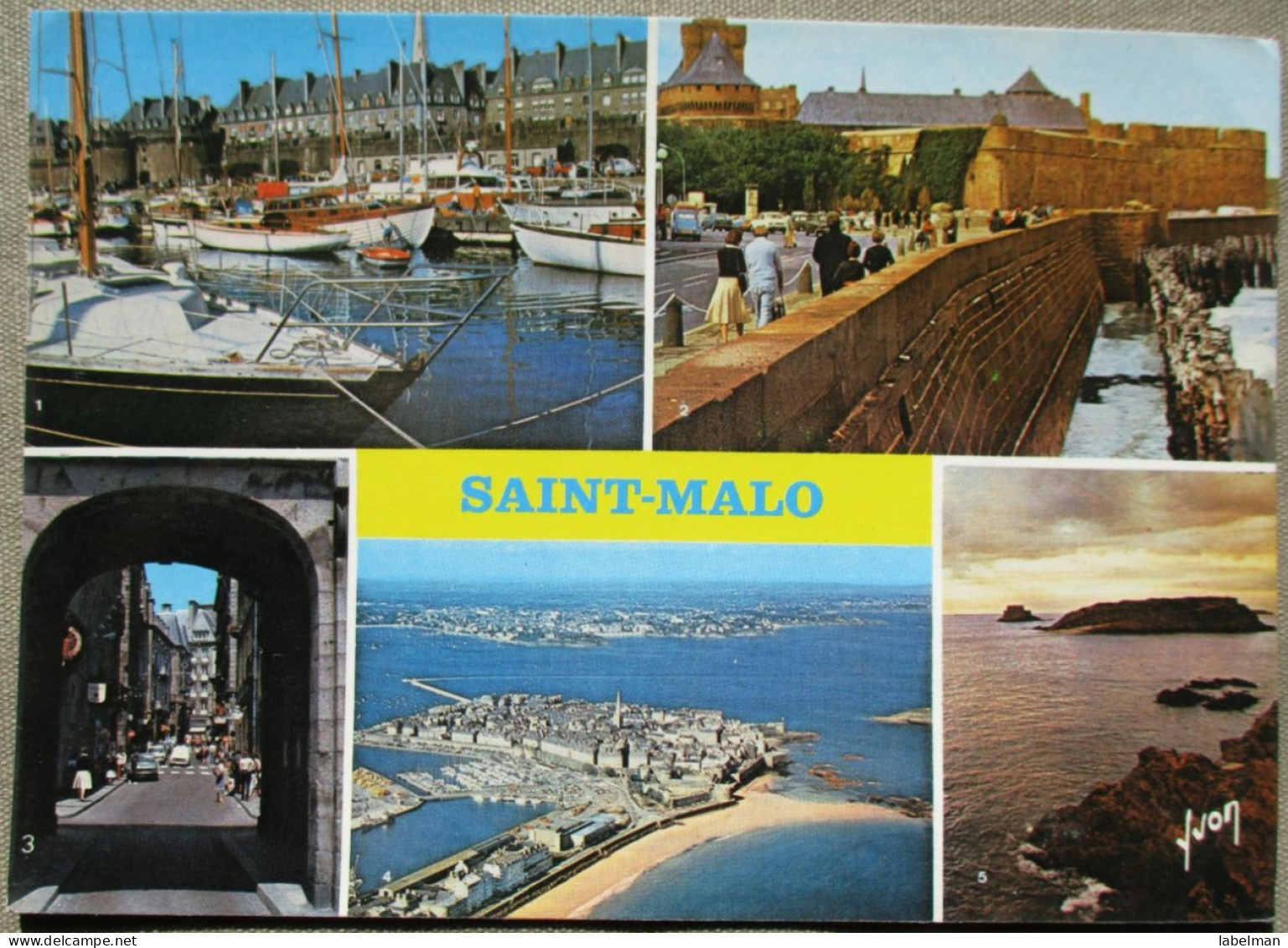 FRANCE SAINT MALO REMPARTS PANORAMA POSTCARD CARTE POSTALE ANSICHTSKARTE POSTKARTE CARTOLINA CARD - Dampierre-sur-Boutonne