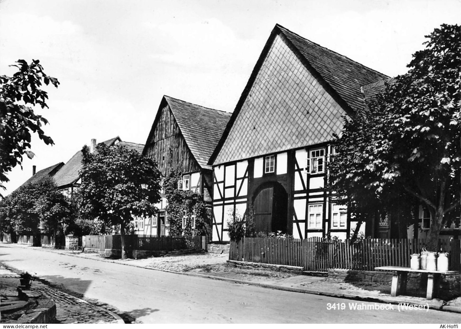 Wahmbeck Bodenfelde An Der Weser, Fachwerkhaus, Straßenpartie (1150) - Northeim