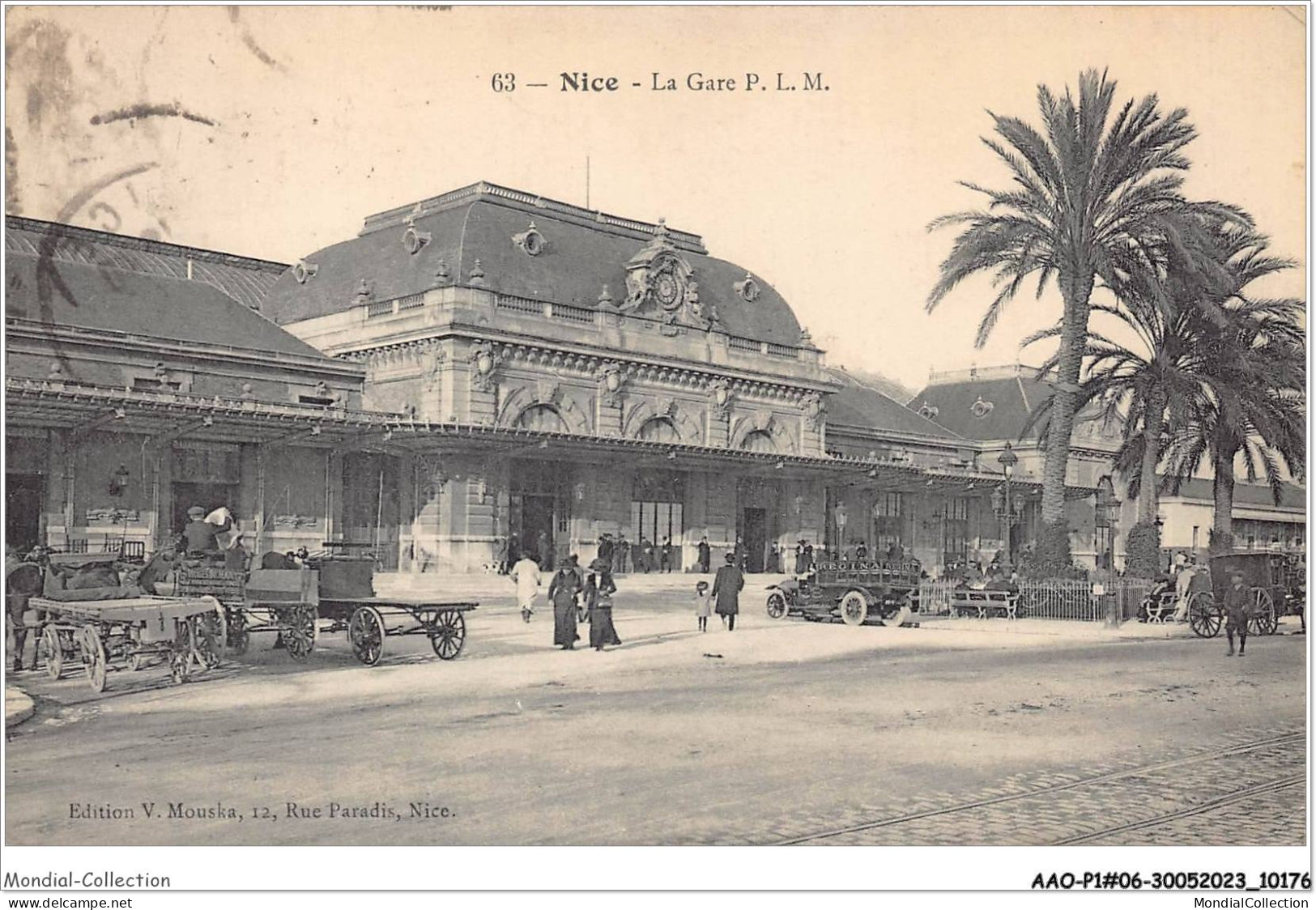 AAOP1-06-0043 - NICE - LA GARE - Transport (rail) - Station