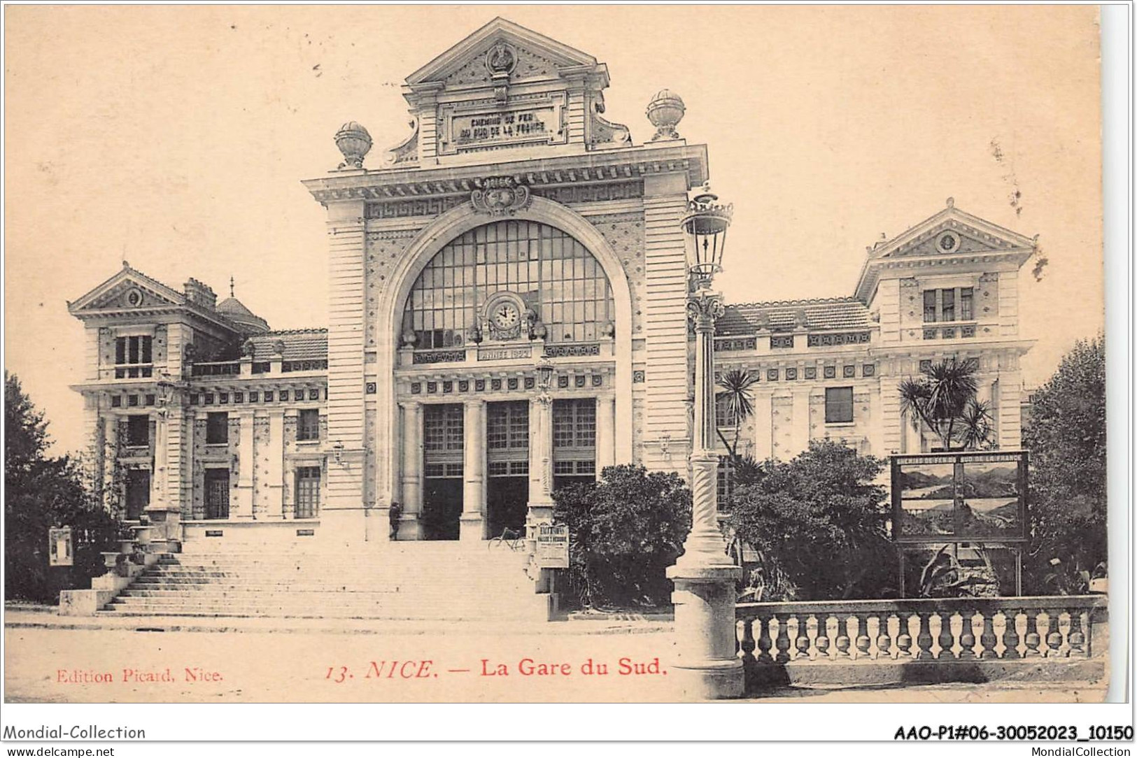 AAOP1-06-0030 - NICE - La Gare Du Sud - Ferrovie – Stazione