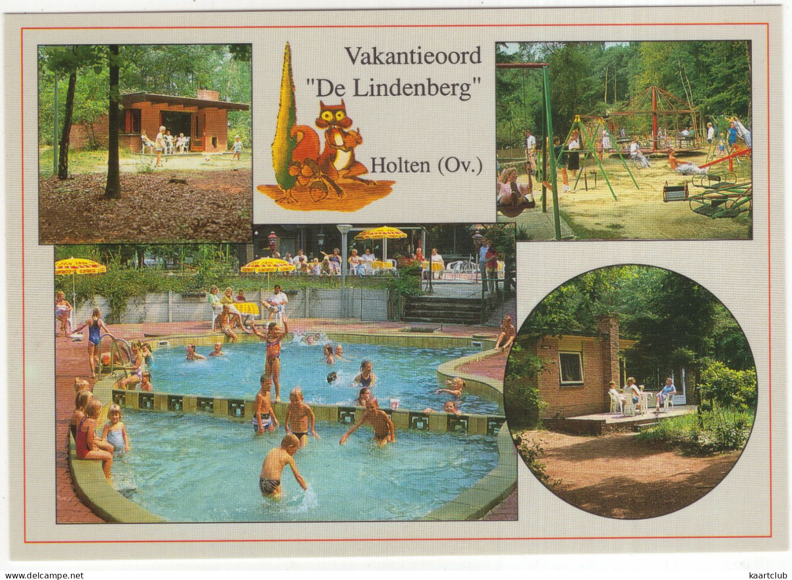 Holten (Ov.) - Vakantieoord 'De Lindenberg', Postweg 1 - (Nederland/Holland) - Zwembad, Speeltuin, Bungalow - Holten