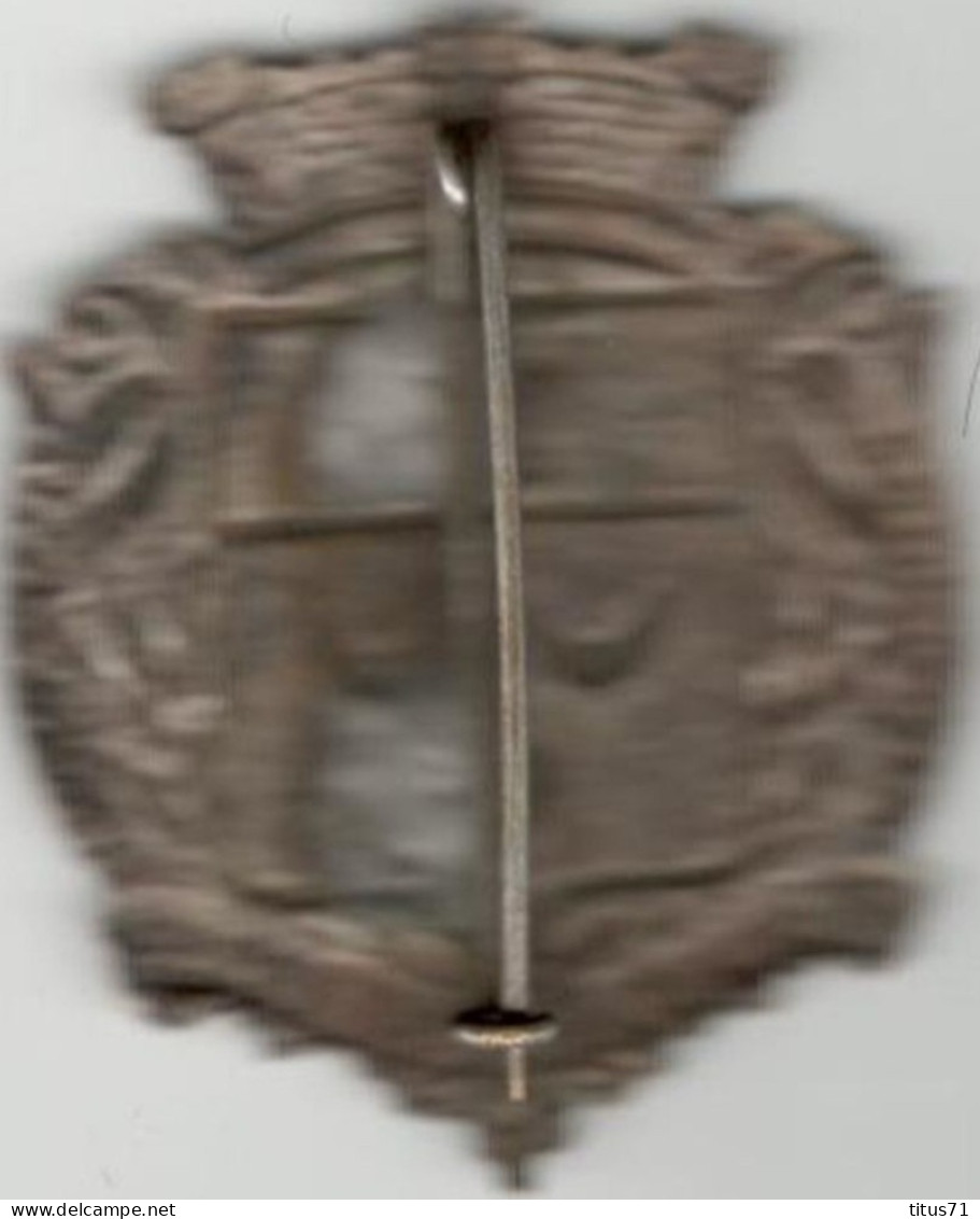 Badge émaillé Fédération Gymnastique Et Sportive Des Patronages De France - Bourgoin - 8 Juillet 1923 - France